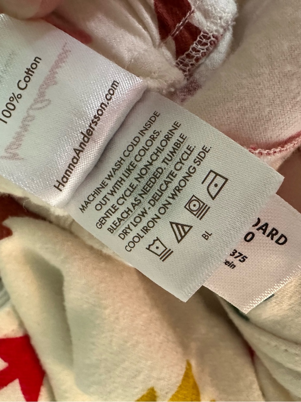 Hanna Andersson flannel pajama pants, size L - Picture 5 of 5
